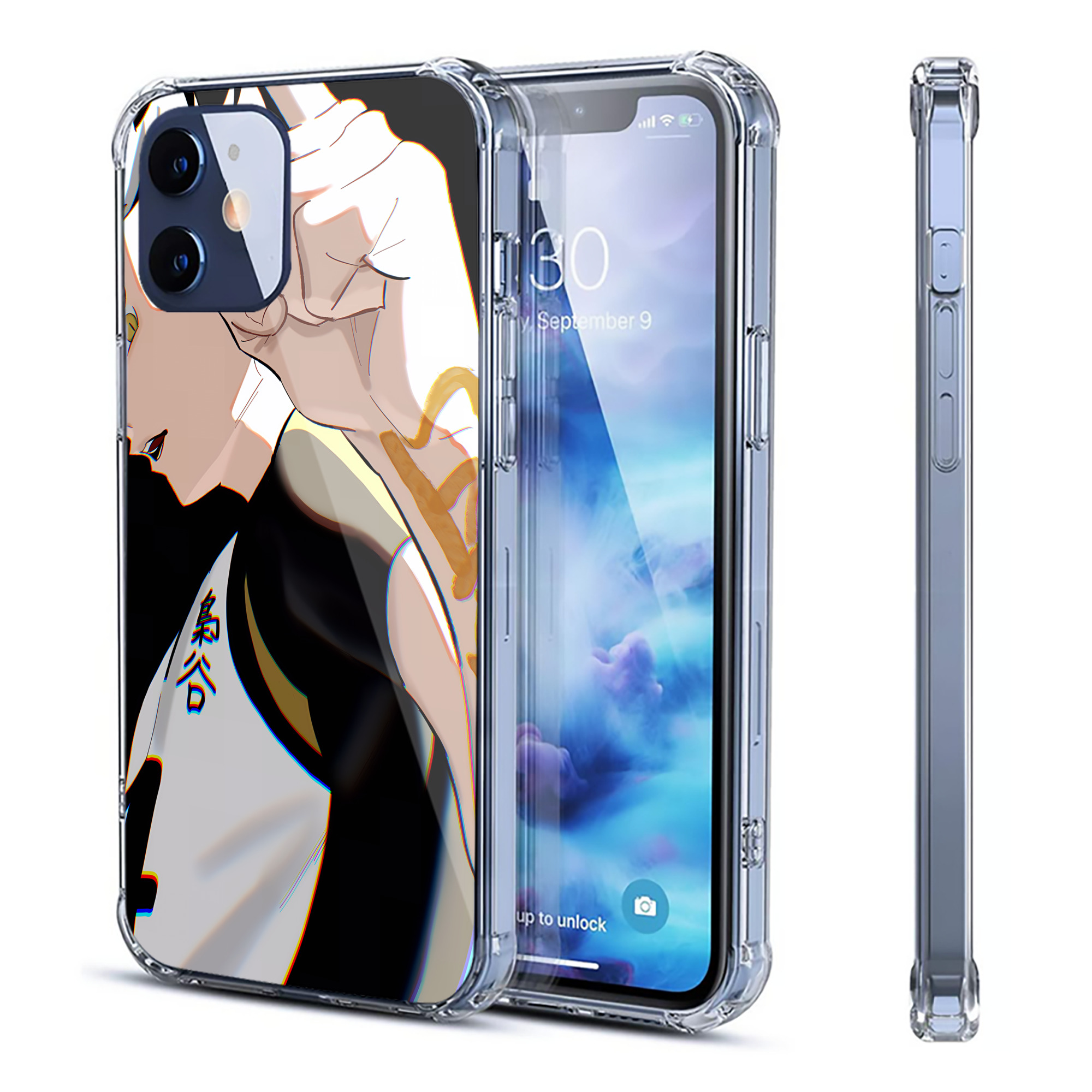 （画像用） ハイキュー!! Haikyu!! 【iPhone 12シリーズ対応】透明スマホケース（クリアソフトケース）